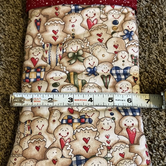 Unique Gingerbread Cookies Christmas Stocking Soft and Darling - Picture 5 of 5